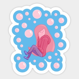 Princess Bubblegum Floating Sticker